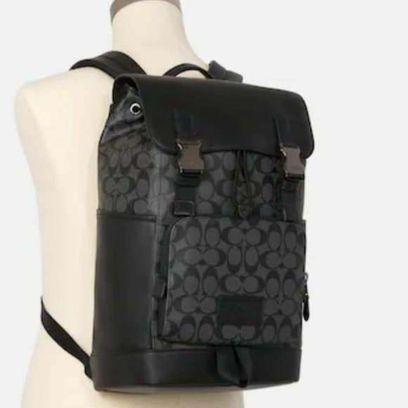 Coach colorblock backpack